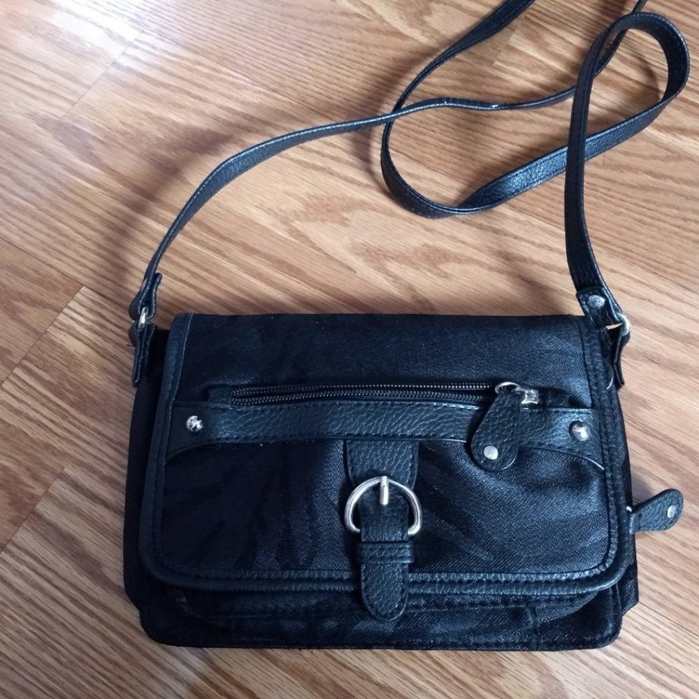 Black crossbody bag